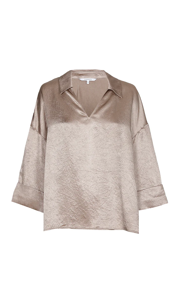 Blouses lange mouw blauw Xandres