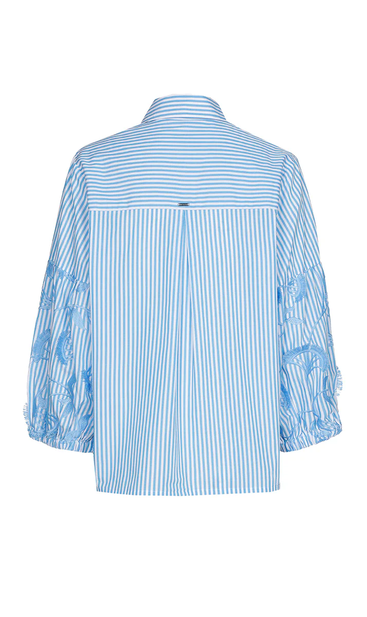 Blouses lange mouw blauw Xandres - Image 2