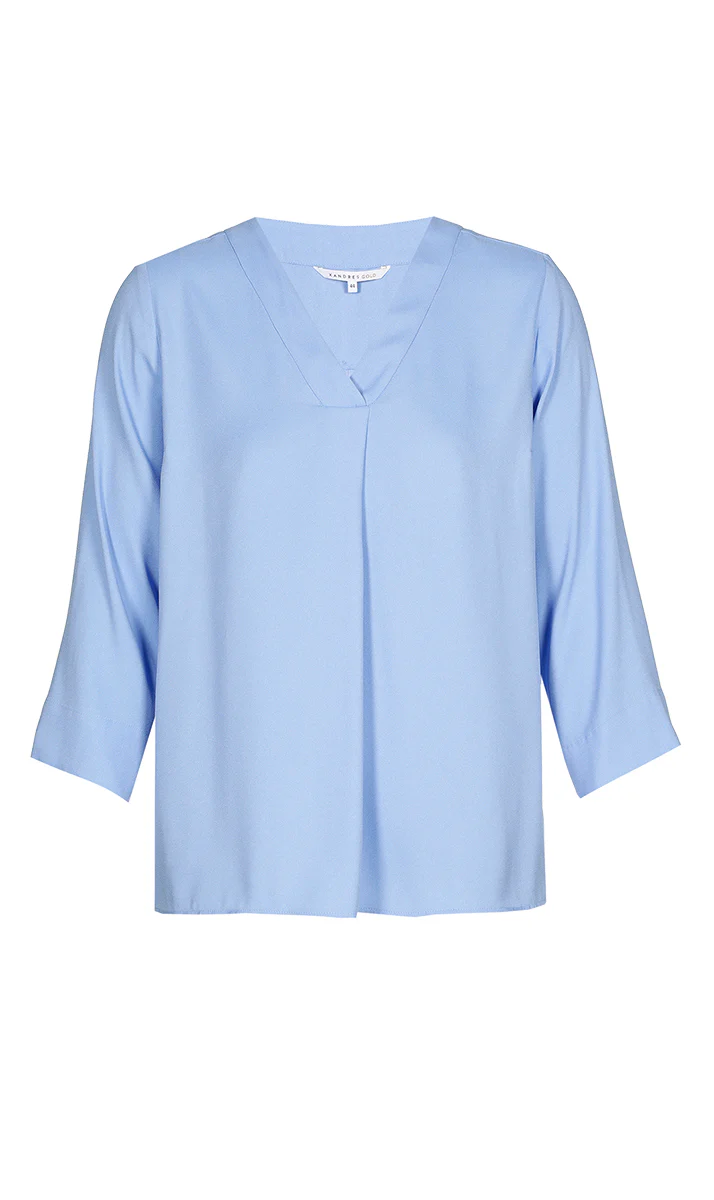 Blouses lange mouw blauw Xandres Gold