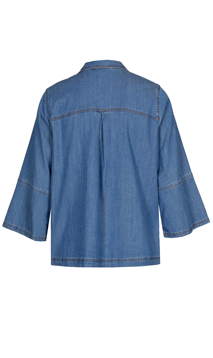 Blouses korte mouw blauw Xandres Gold - Image 2