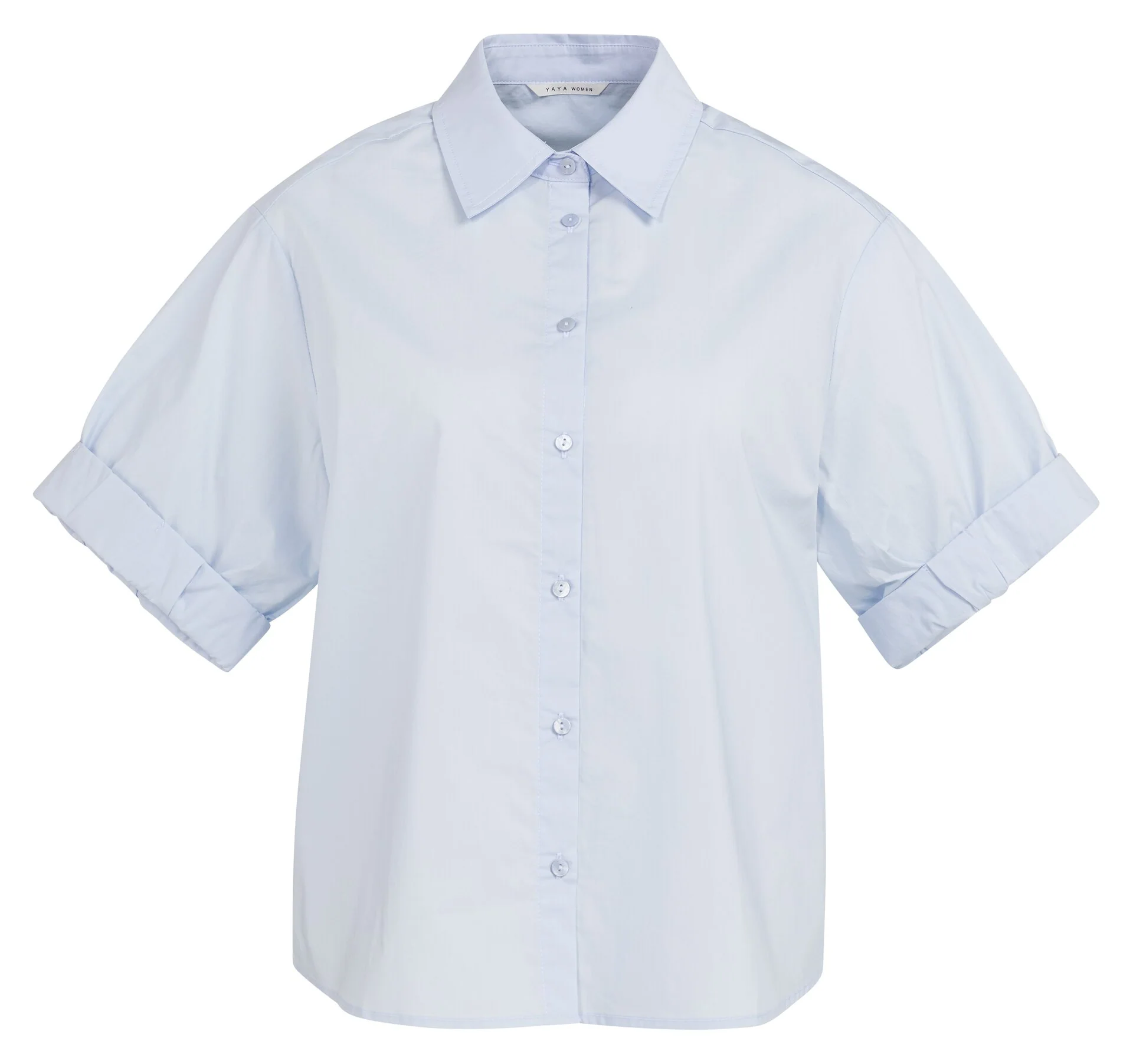 Blouses korte mouw blauw YAYA