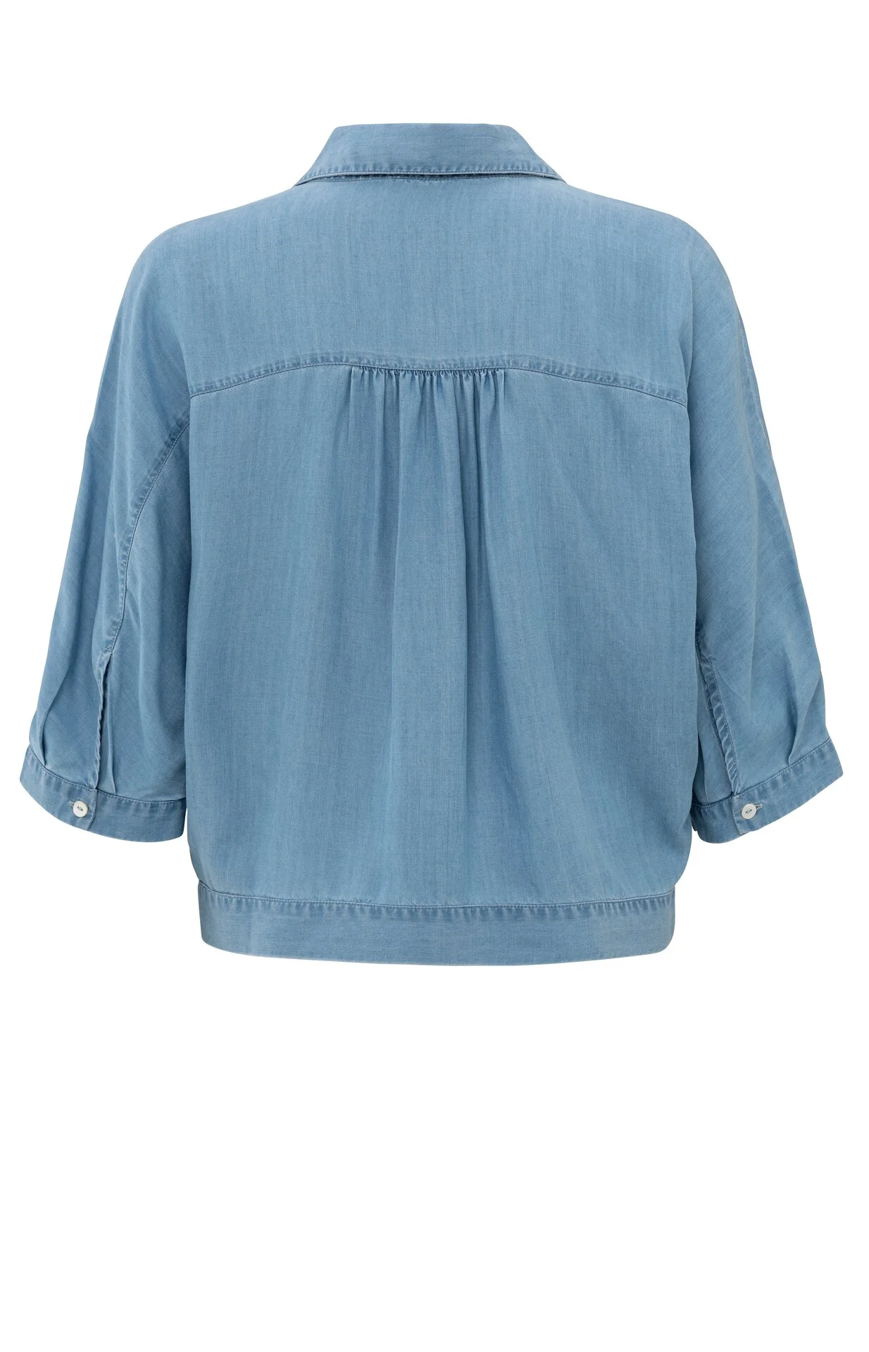 Blouses lange mouw blauw YAYA - Image 2
