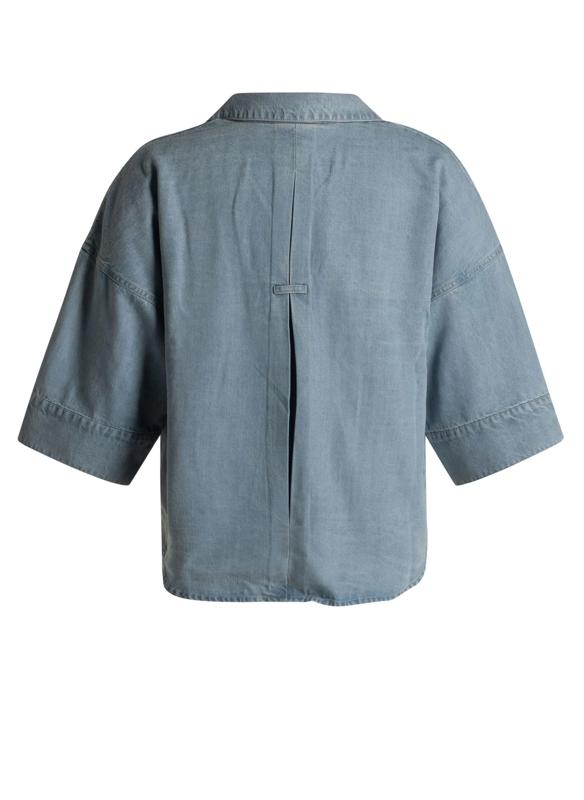 Blouses korte mouw blauw yest curve - Image 2