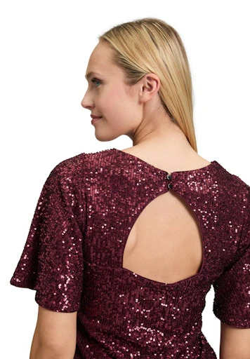 Blouses korte mouw bordeaux Vera Mont - Image 7
