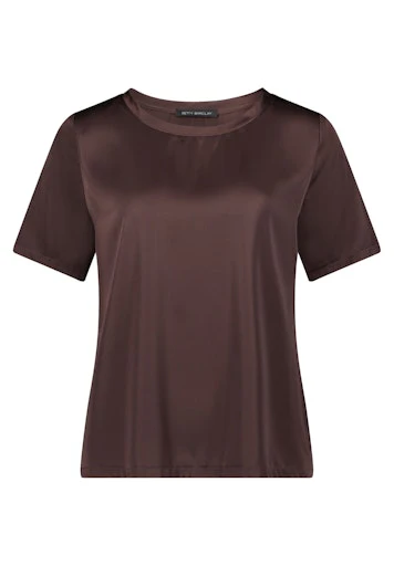 Blouses korte mouw bruin Betty Barclay