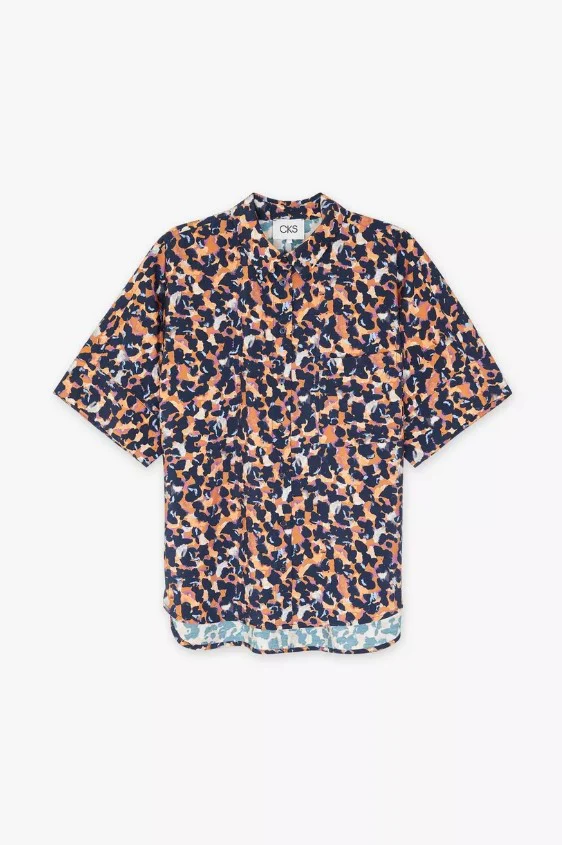 Blouses korte mouw bruin CKS - Image 4