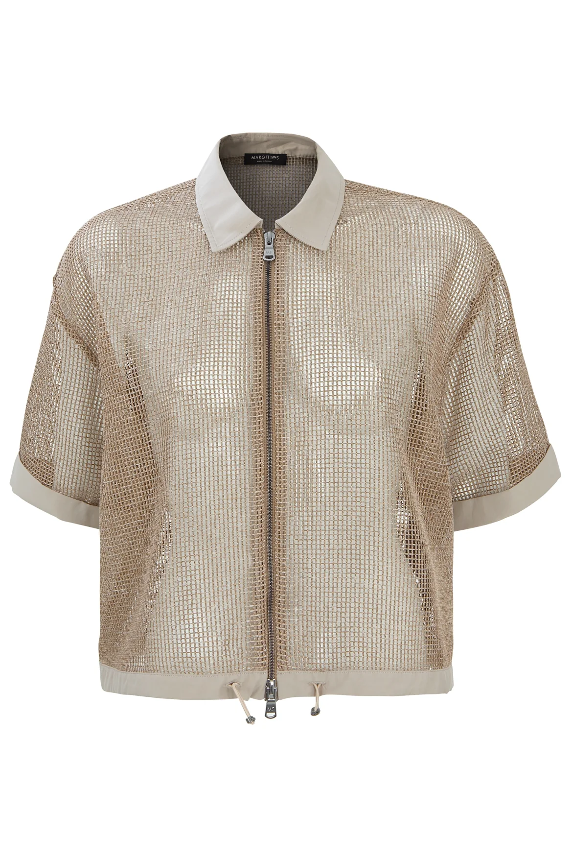 Blouses korte mouw bruin Margittes - Image 2