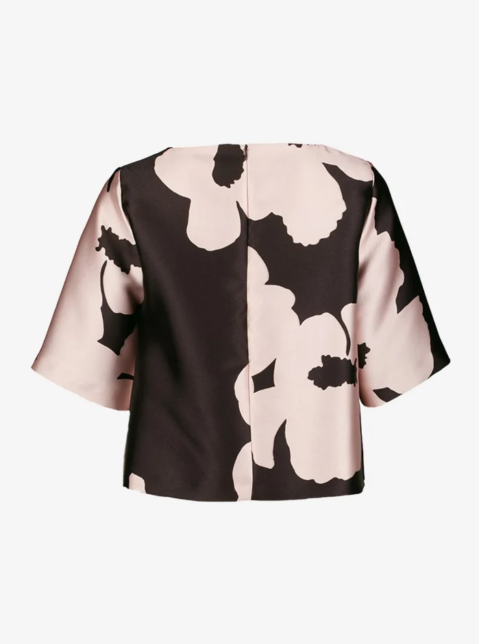 Blouses korte mouw bruin Senso - Image 2