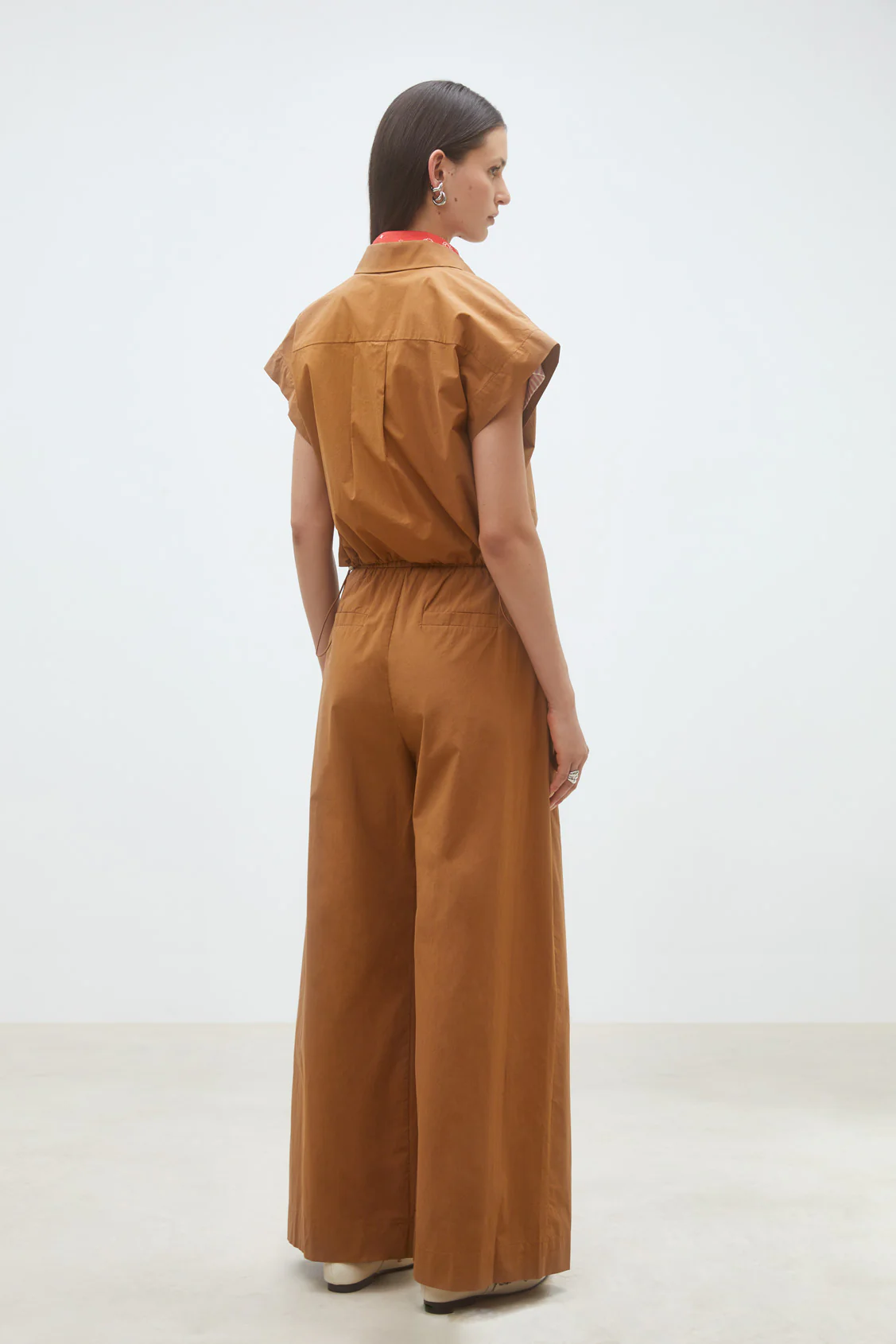 Blouses korte mouw bruin Suncoo Paris - Image 3