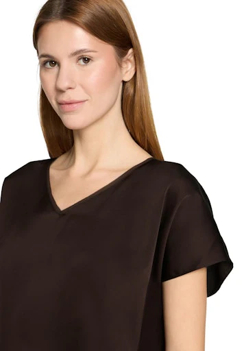 Blouses korte mouw bruin Vera Mont - Image 4