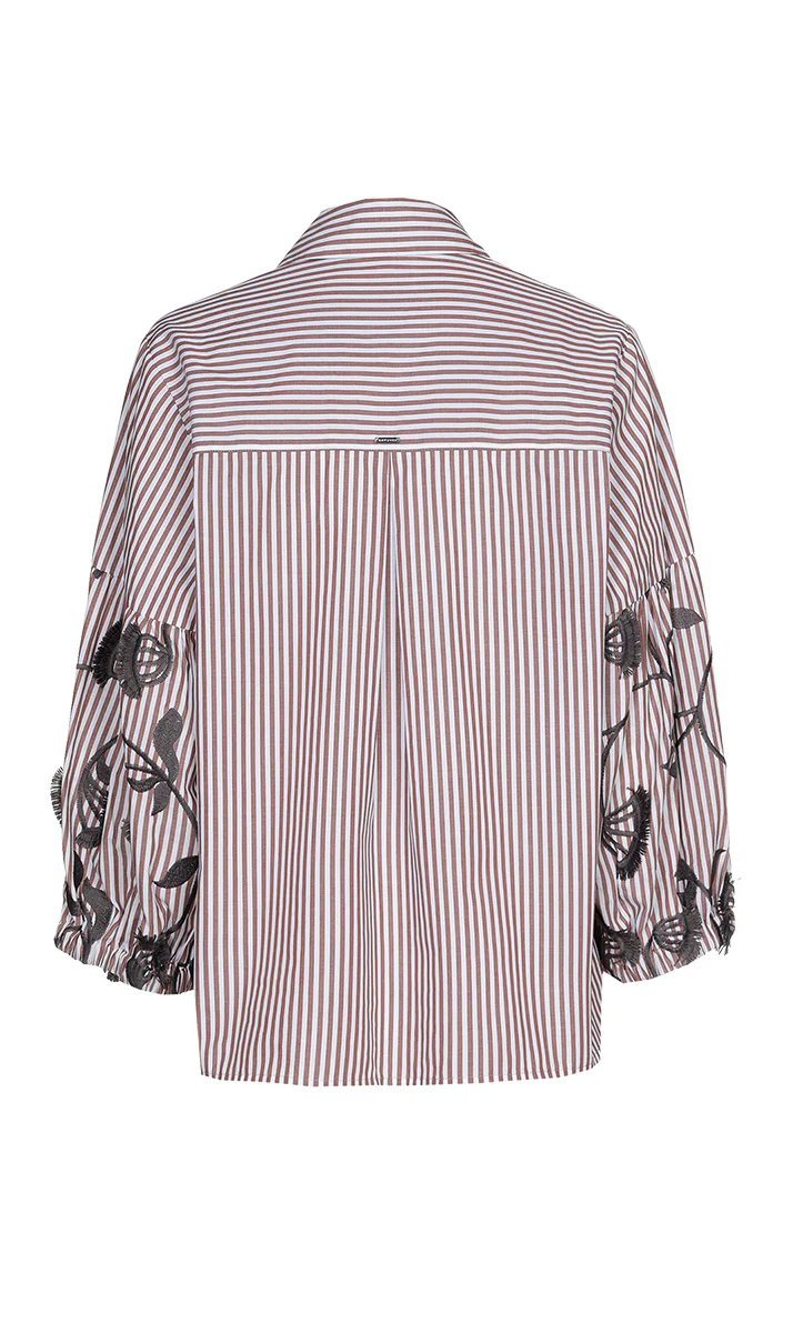 Blouses lange mouw bruin Xandres - Image 2