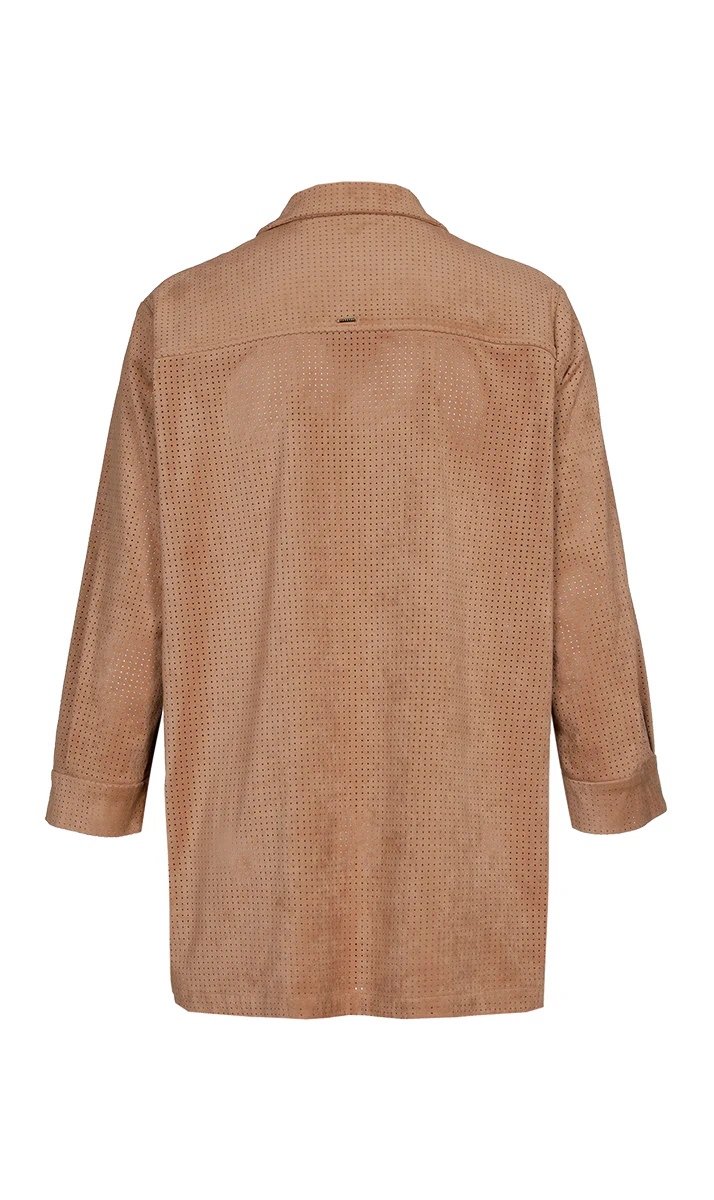 Blouses lange mouw bruin Xandres Gold - Image 2
