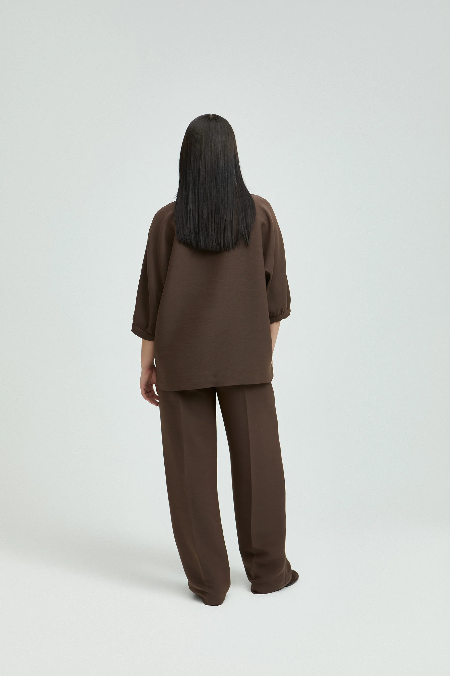 Blouses korte mouw bruin Xandres Gold - Image 2
