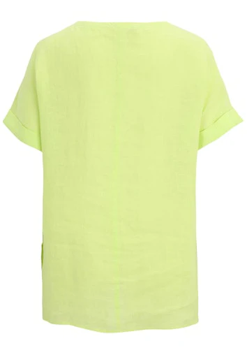 Blouses korte mouw geel Doris Streich - Image 2
