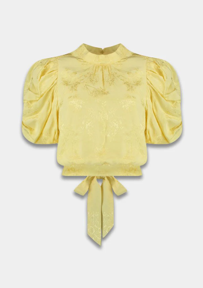 Blouses korte mouw geel Harper & Yve - Image 2