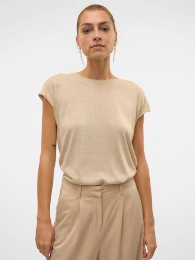 T-shirts korte mouw grijs VERO MODA - Image 5
