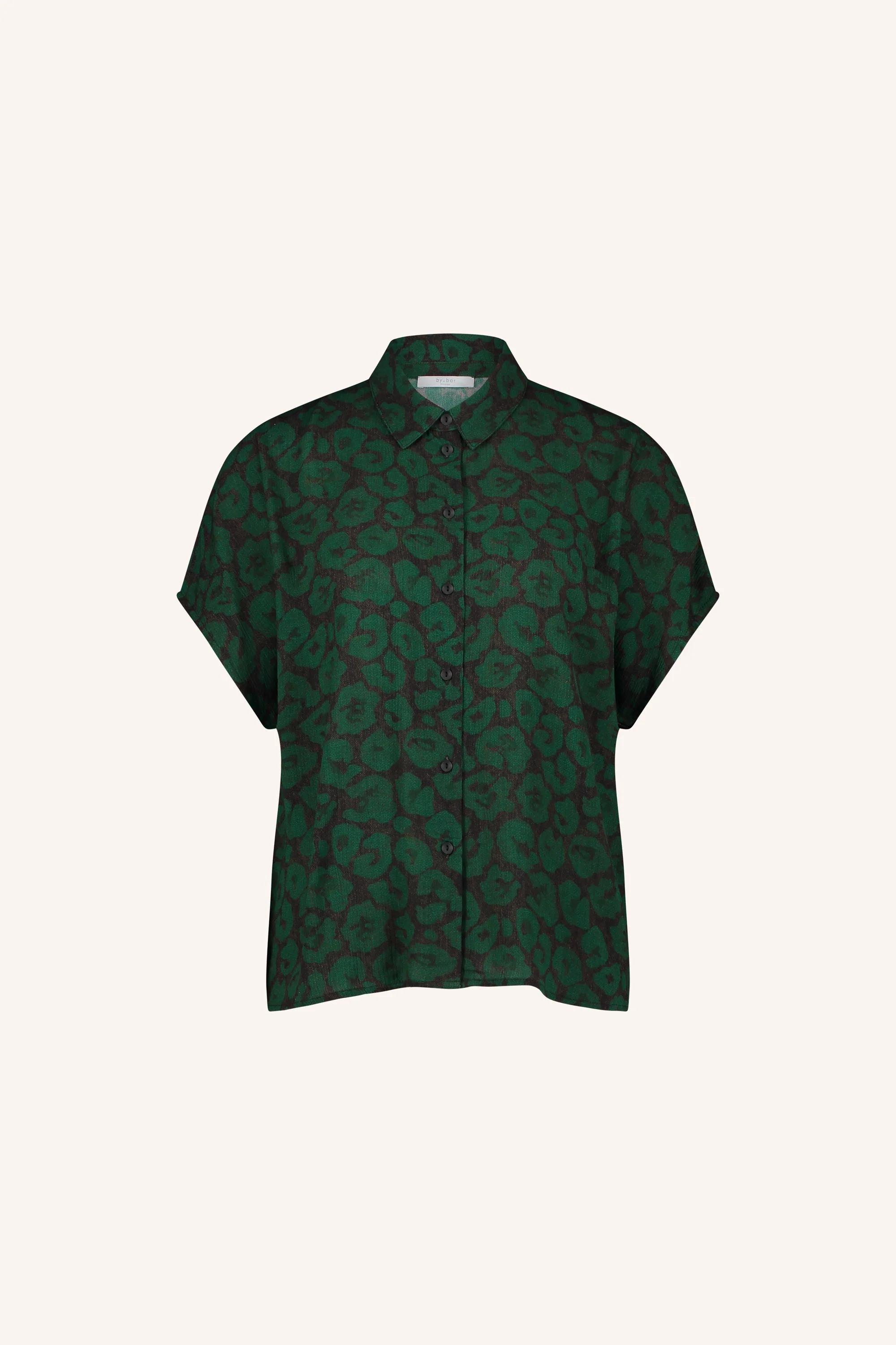 Blouses korte mouw groen by-bar - Image 6