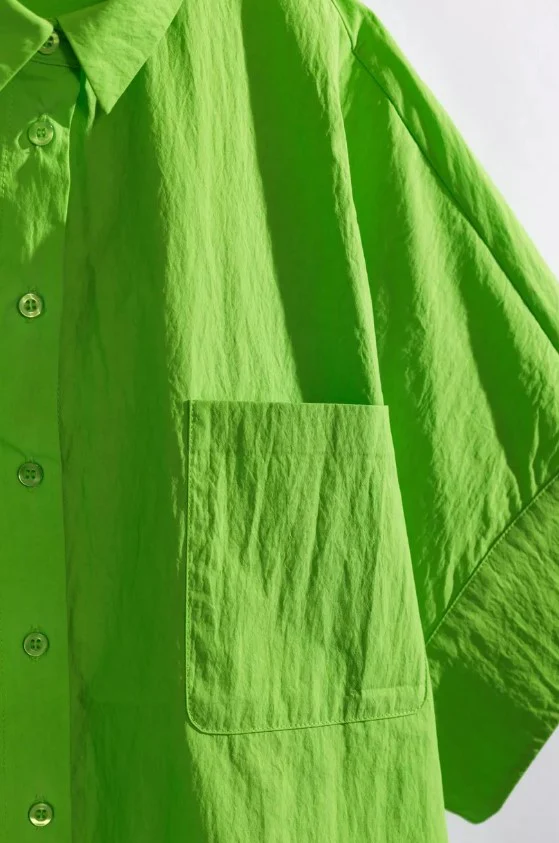 Blouses korte mouw groen CKS - Image 3