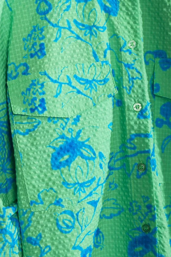 Blouses korte mouw groen CKS - Image 4