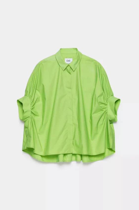 Blouses korte mouw groen CKS - Image 3