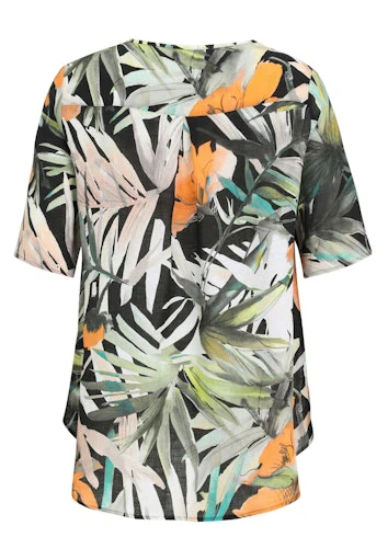 Blouses korte mouw groen Doris Streich - Image 2
