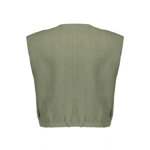 Blouses korte mouw groen Geisha - Image 4