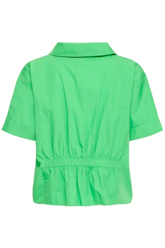 Blouses korte mouw groen ICHI - Image 2