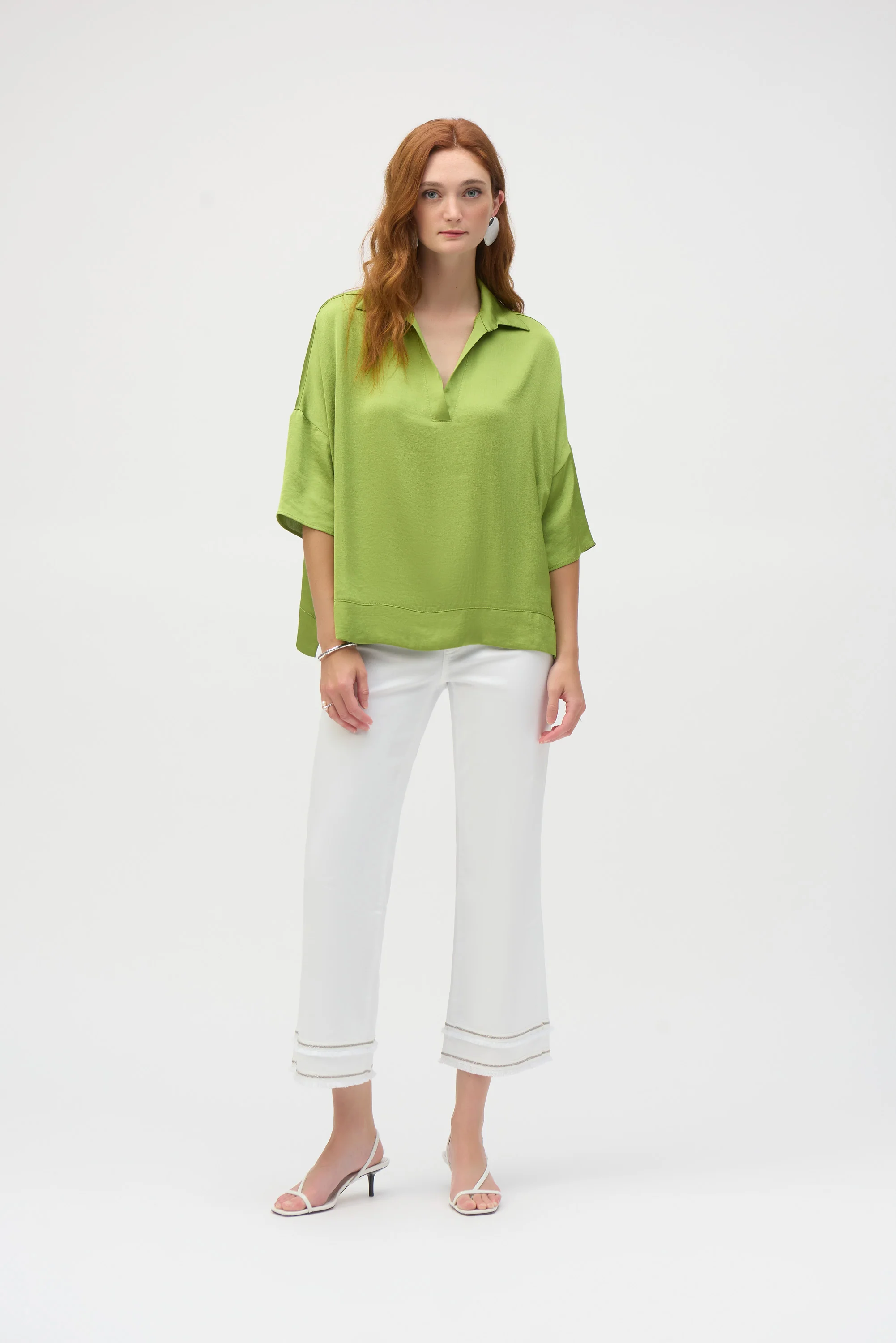 Blouses korte mouw groen Joseph Ribkoff