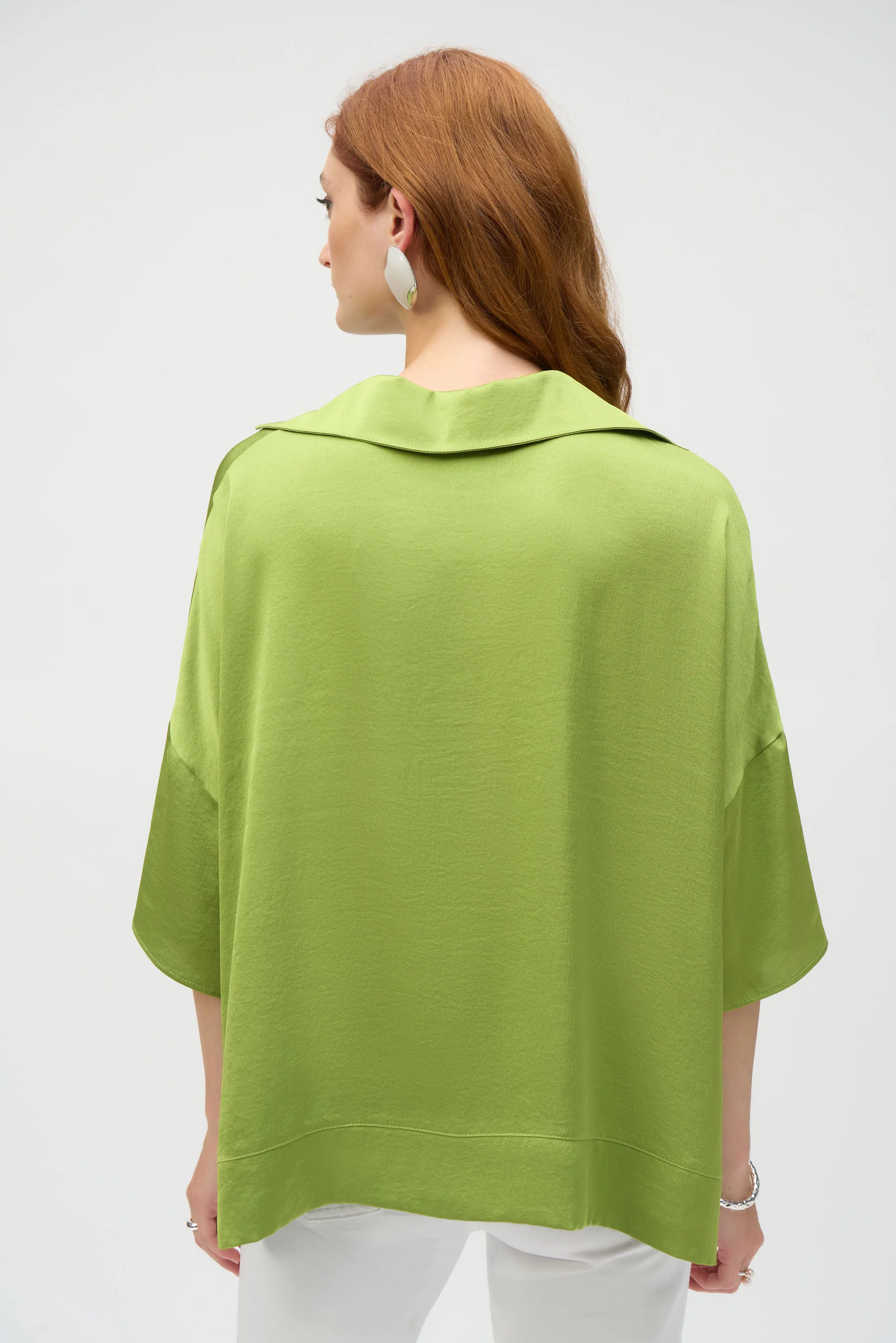 Blouses korte mouw groen Joseph Ribkoff - Image 4