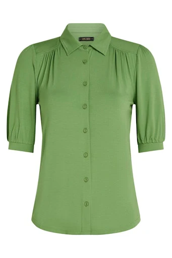 Blouses lange mouw groen King Louie