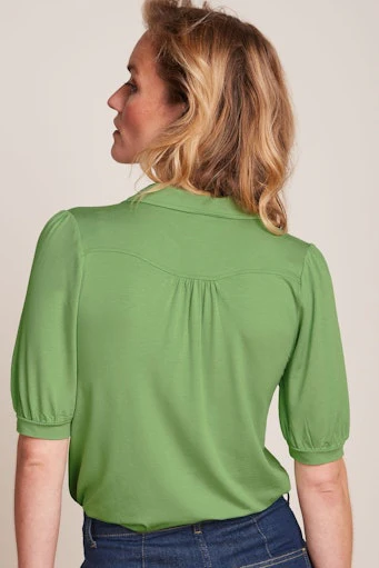 Blouses lange mouw groen King Louie - Image 4