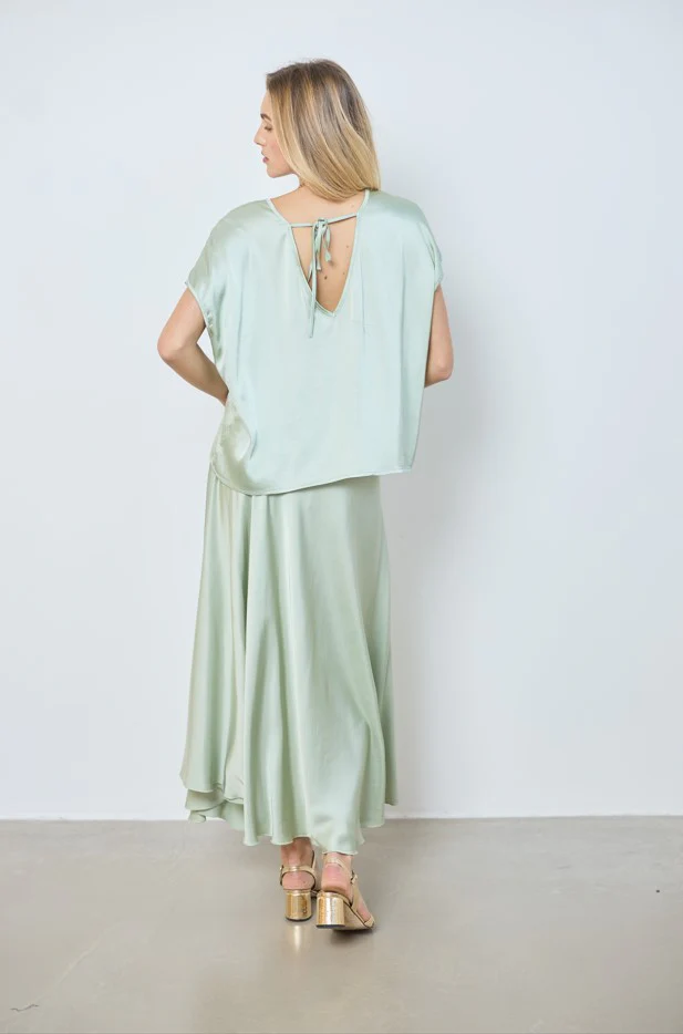Blouses korte mouw groen LOVE AT ME - Image 2