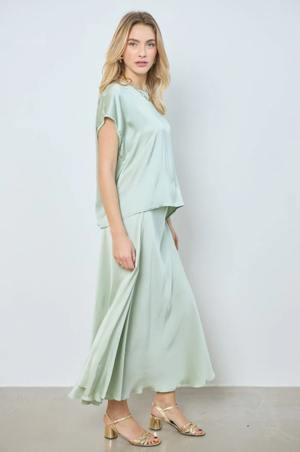 Blouses korte mouw groen LOVE AT ME - Image 3