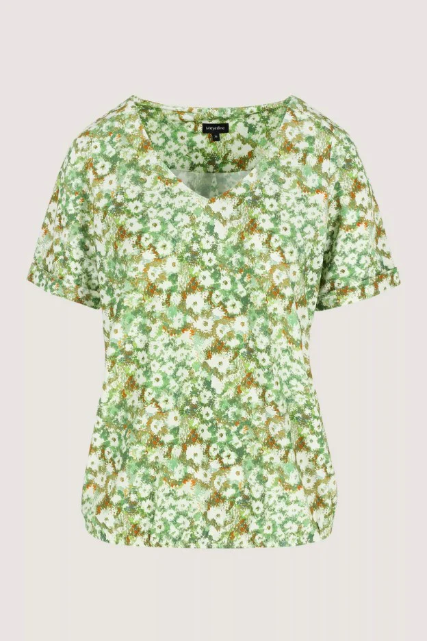 Blouses korte mouw groen Mayerline
