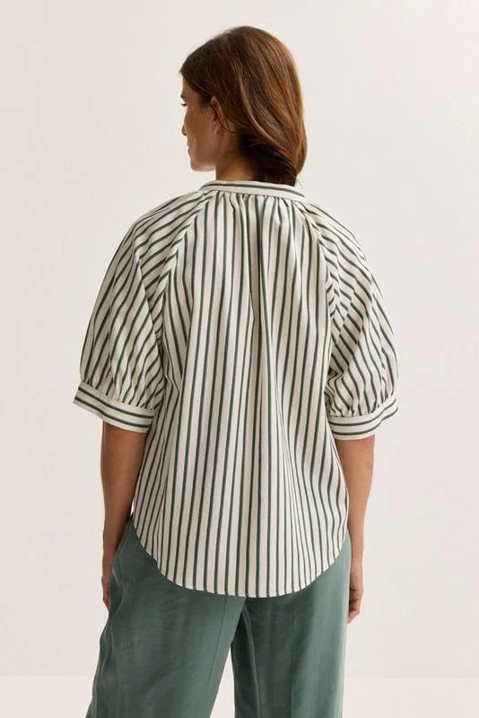Blouses korte mouw groen Mayerline - Image 2