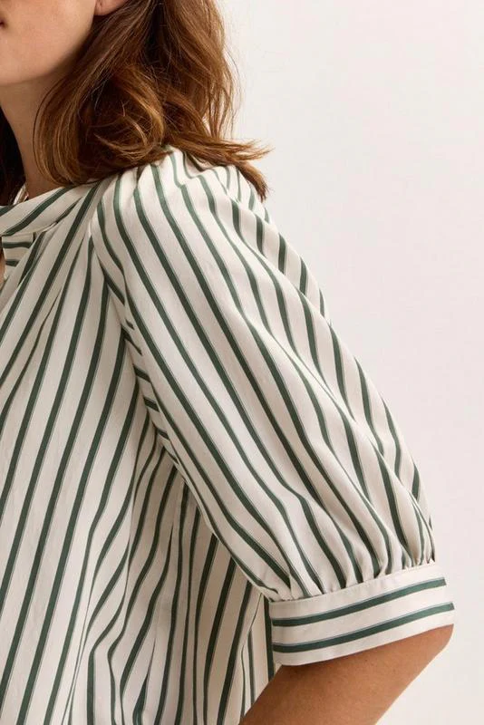 Blouses korte mouw groen Mayerline - Image 3