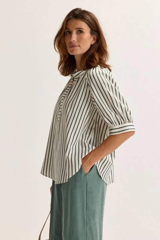 Blouses korte mouw groen Mayerline - Image 6
