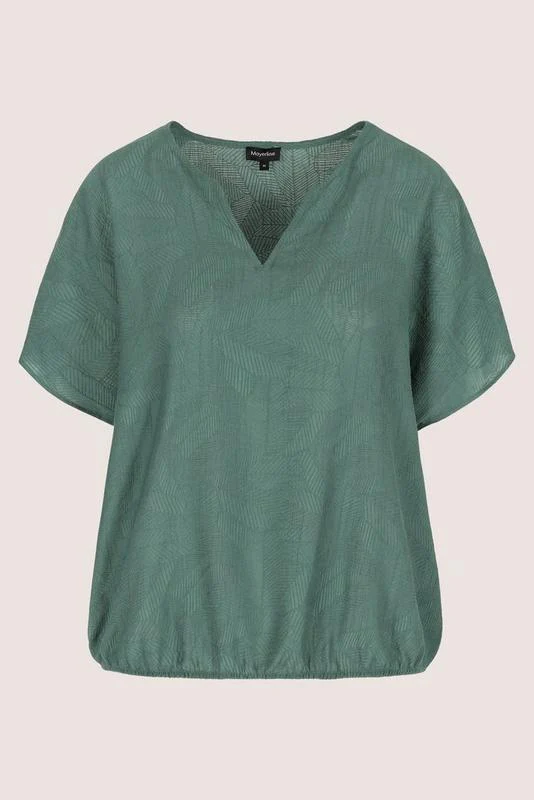 Blouses korte mouw groen Mayerline - Image 3