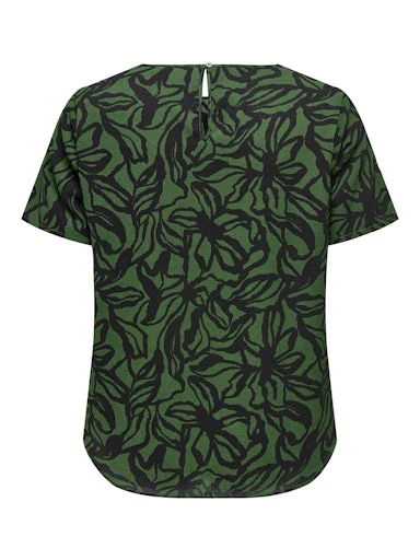 Blouses korte mouw groen ONLY Carmakoma