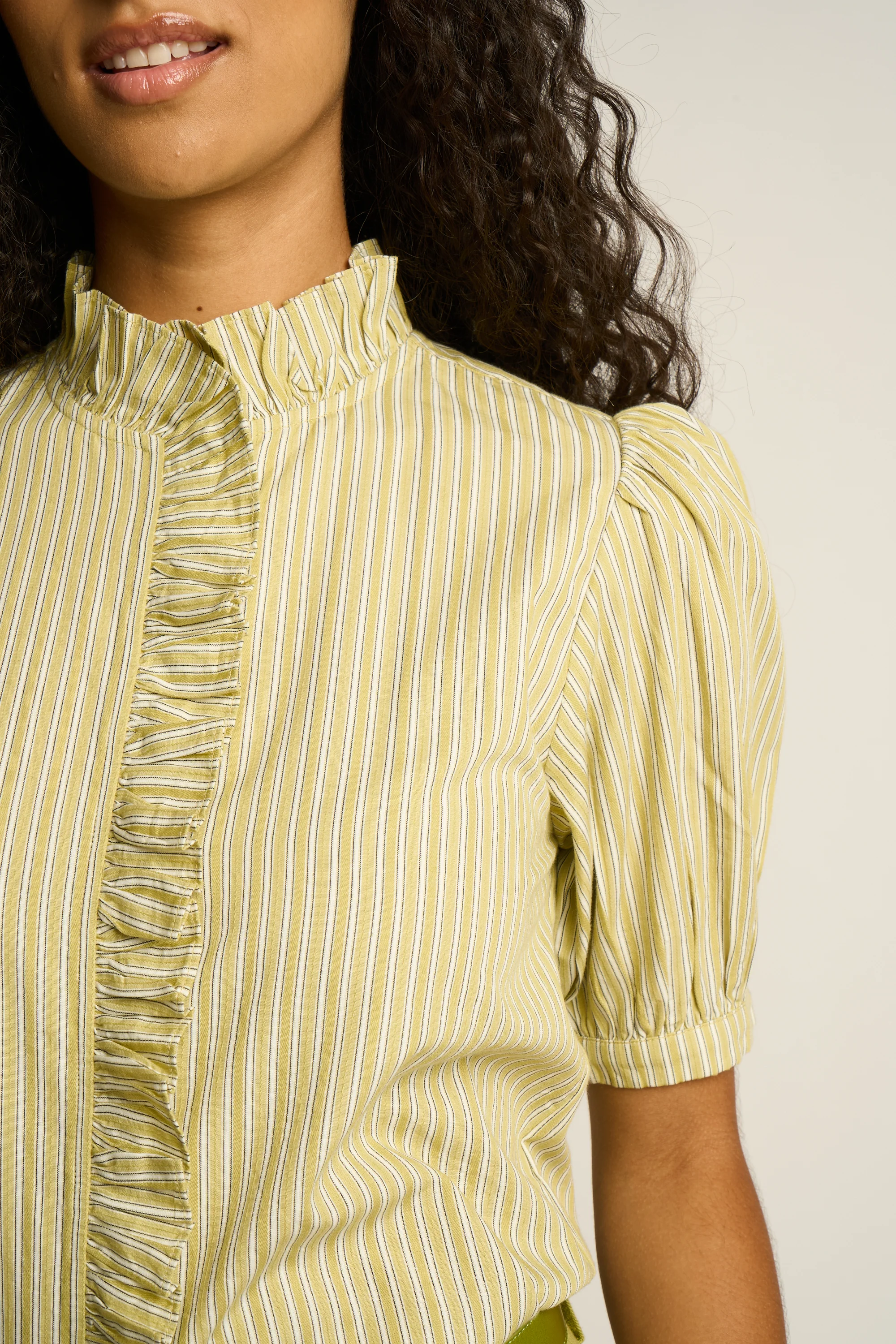 Blouses korte mouw groen PETITE MENDIGOTE - Image 2