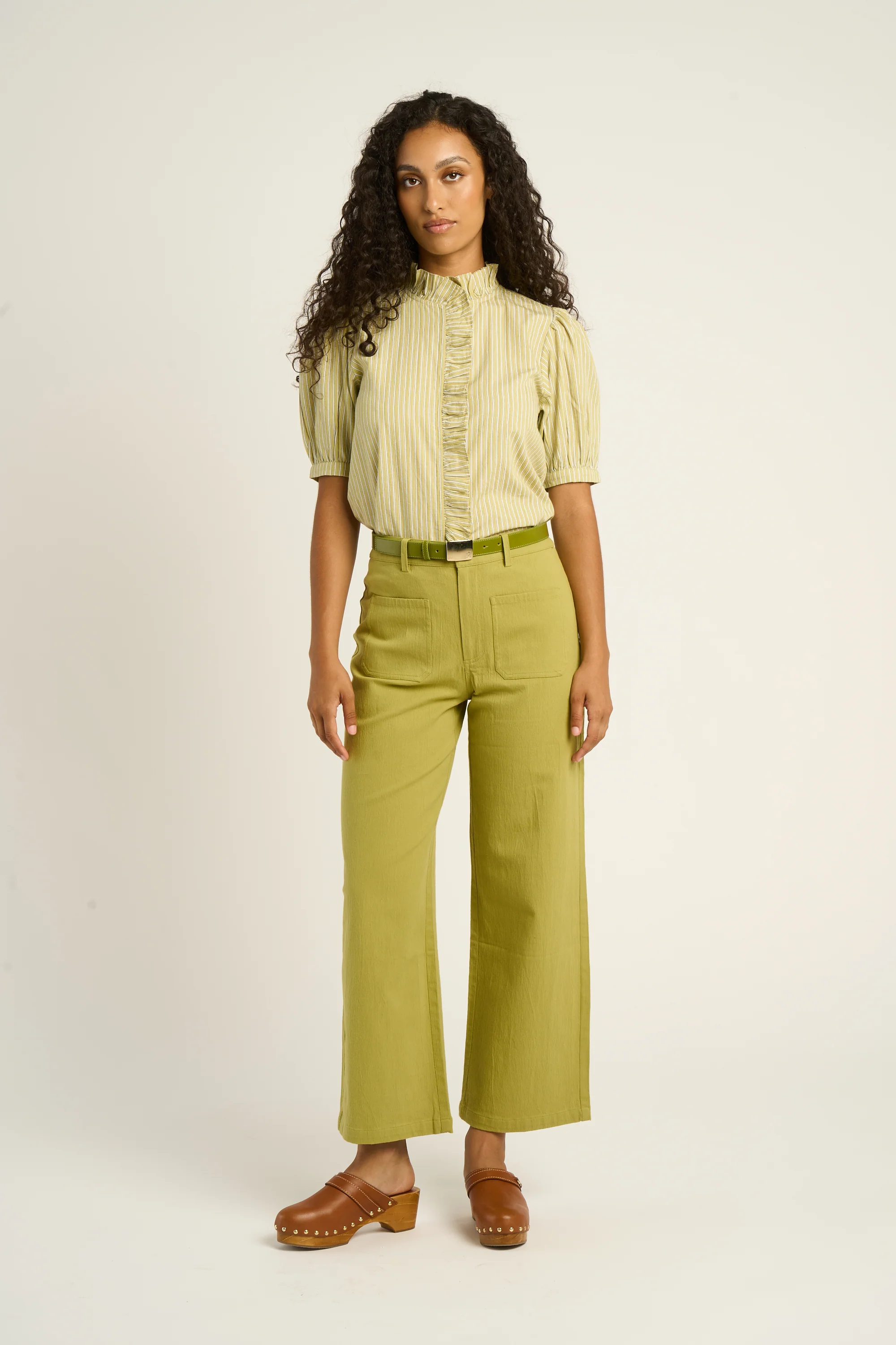 Blouses korte mouw groen PETITE MENDIGOTE - Image 3