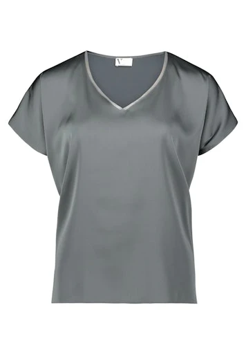 Blouses korte mouw groen Vera Mont