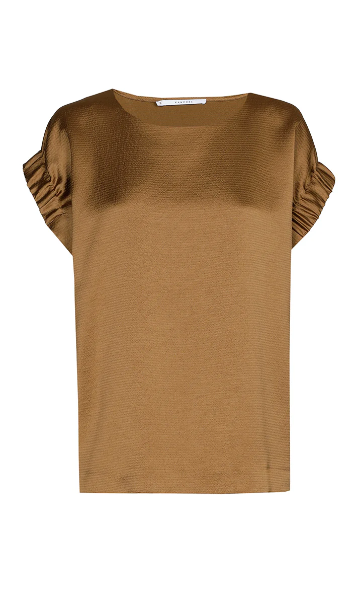 Blouses korte mouw groen Xandres