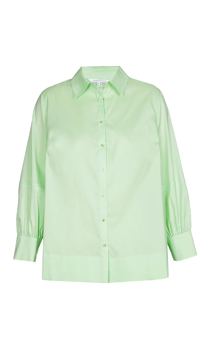 Blouses lange mouw groen Xandres Gold