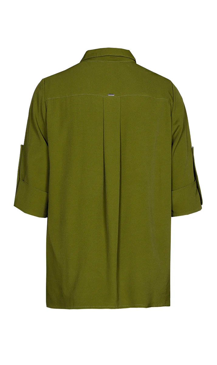 Blouses korte mouw groen Xandres Gold - Image 2