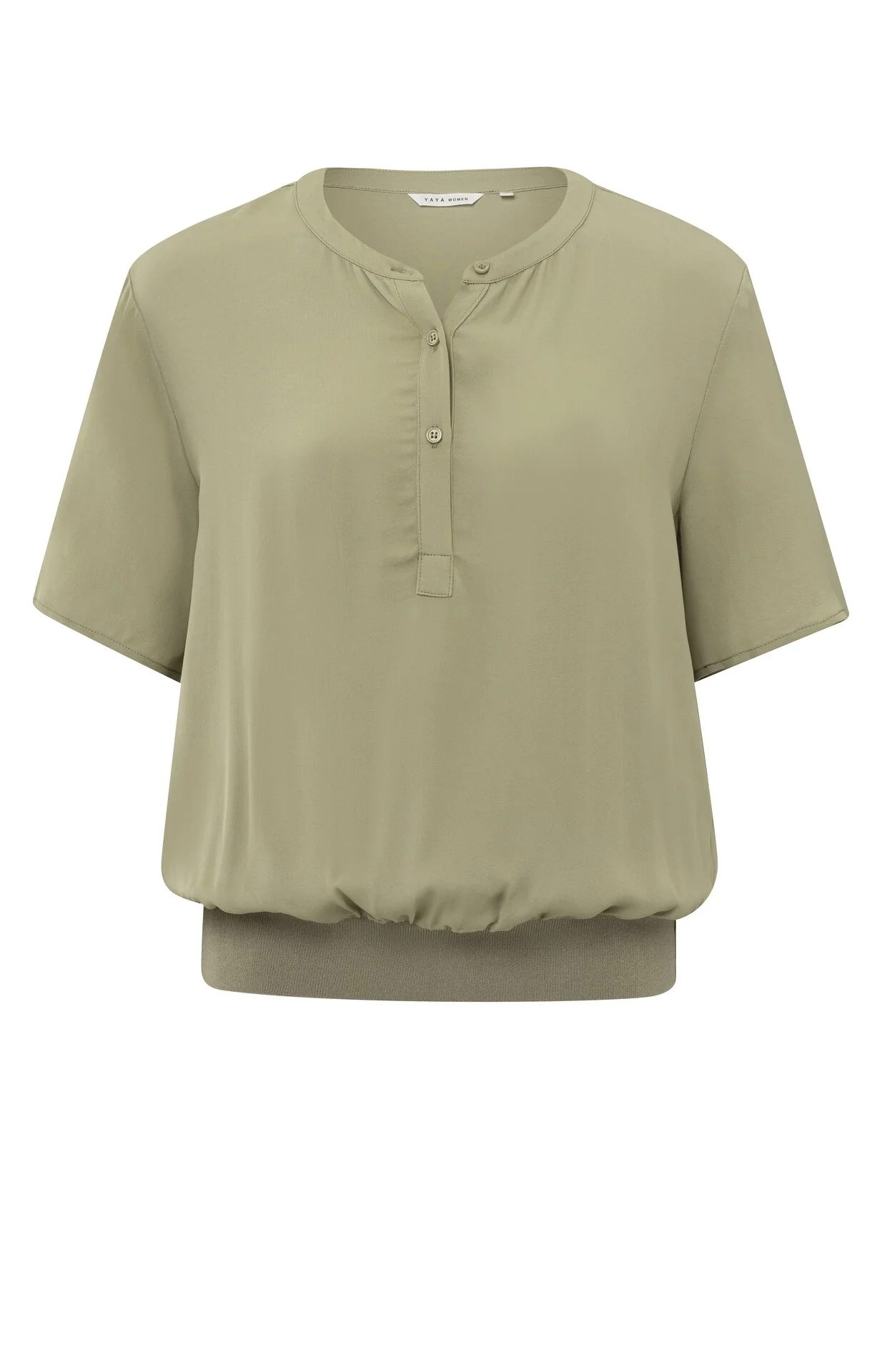 Blouses korte mouw groen YAYA