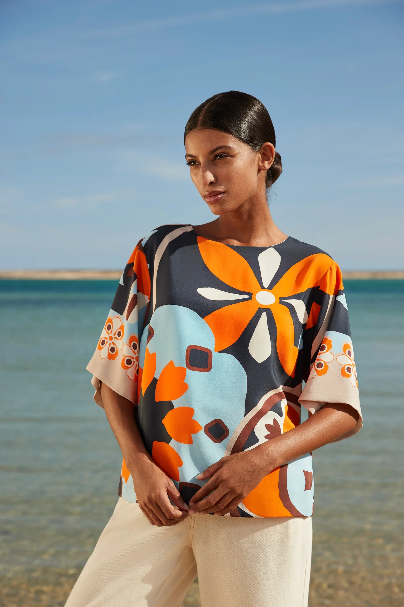 Blouses korte mouw multicolor Atmos