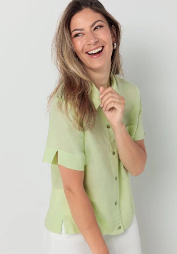 Blouses korte mouw multicolor Bianca - Image 3