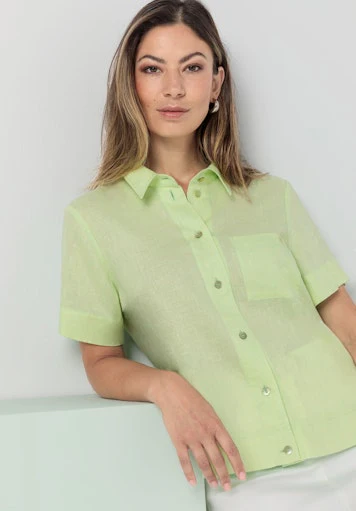 Blouses korte mouw multicolor Bianca - Image 4