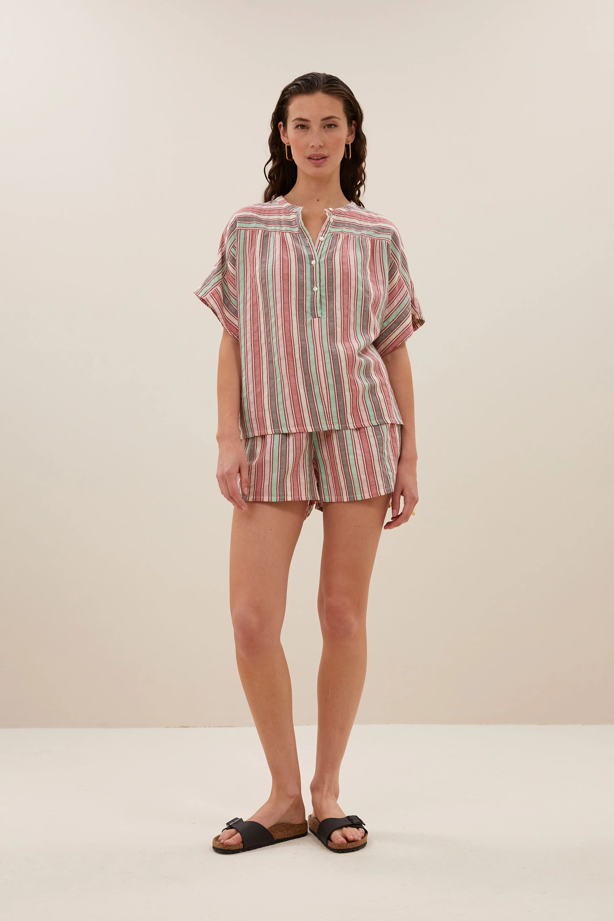 Blouses korte mouw multicolor by-bar - Image 4